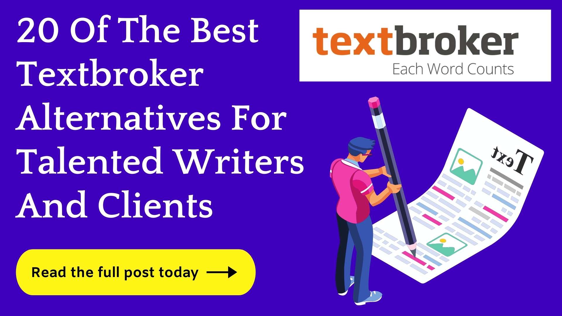 20 Best Textbroker Alternatives For Freelance Writers & Clients