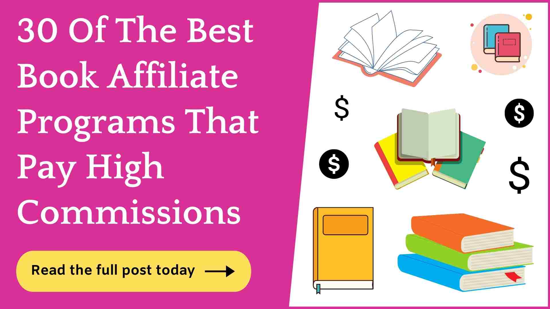 30 Best Book Affiliate Programs (Big Commissions!)