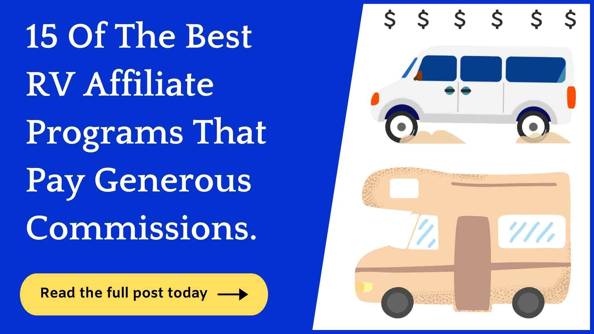 15 Best RV Affiliate Programs (Huge Commissions)