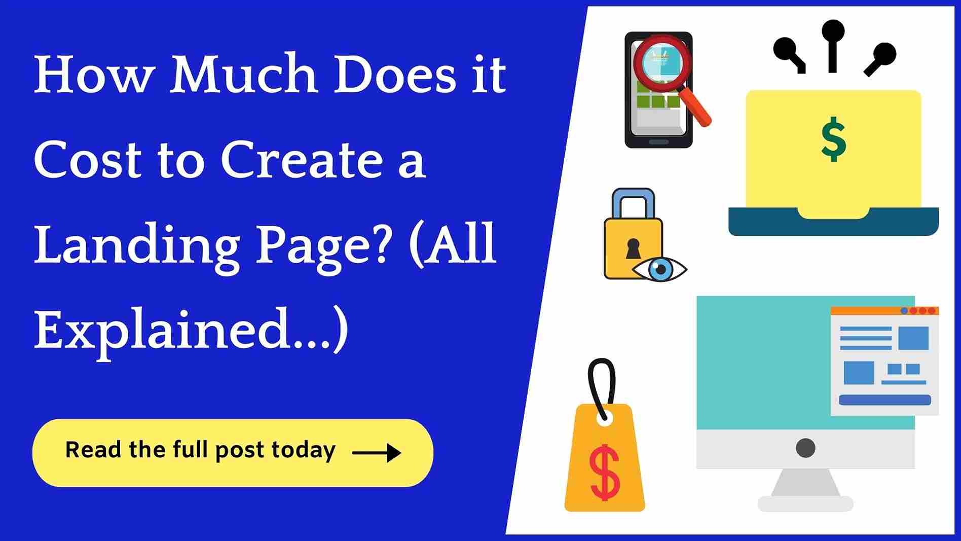 How Much Does it Cost to Create a Landing Page? (Answered)