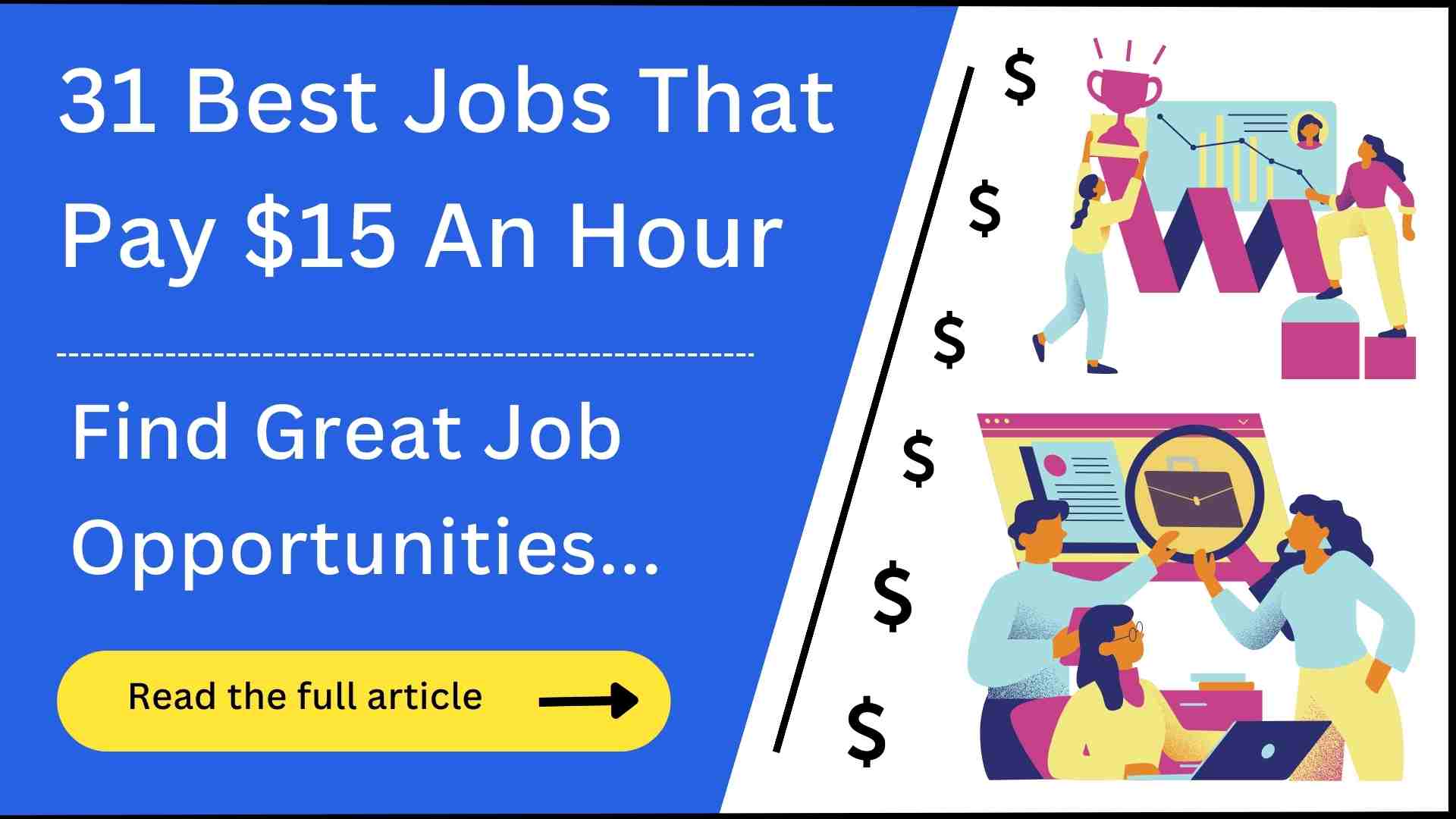 31 Jobs That Pay $15 An Hour (For This Year!)