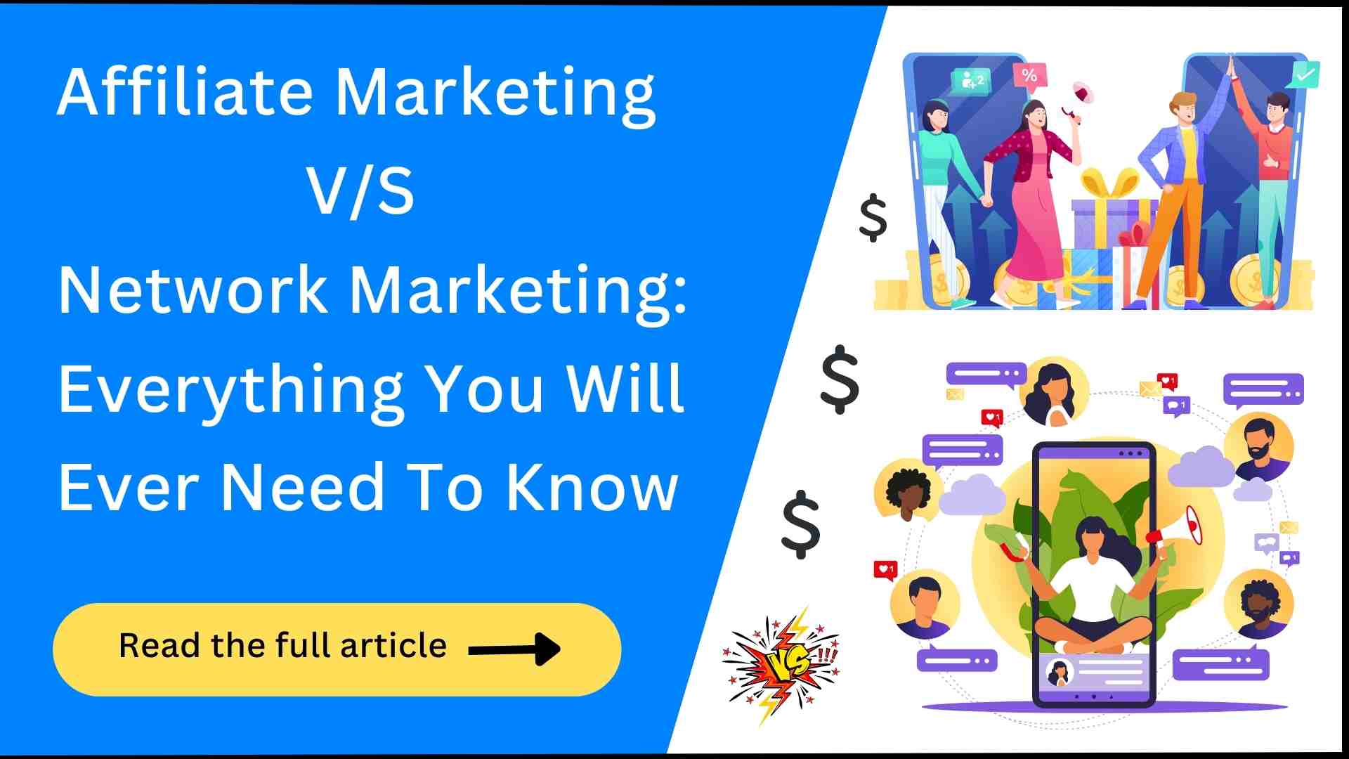 Affiliate Marketing V/S Network Marketing