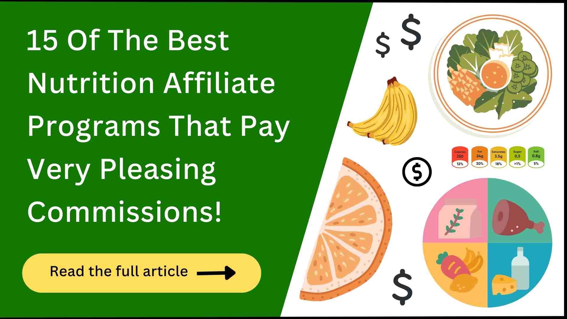 15 Nutrition Affiliate Programs (Big Commissions!)