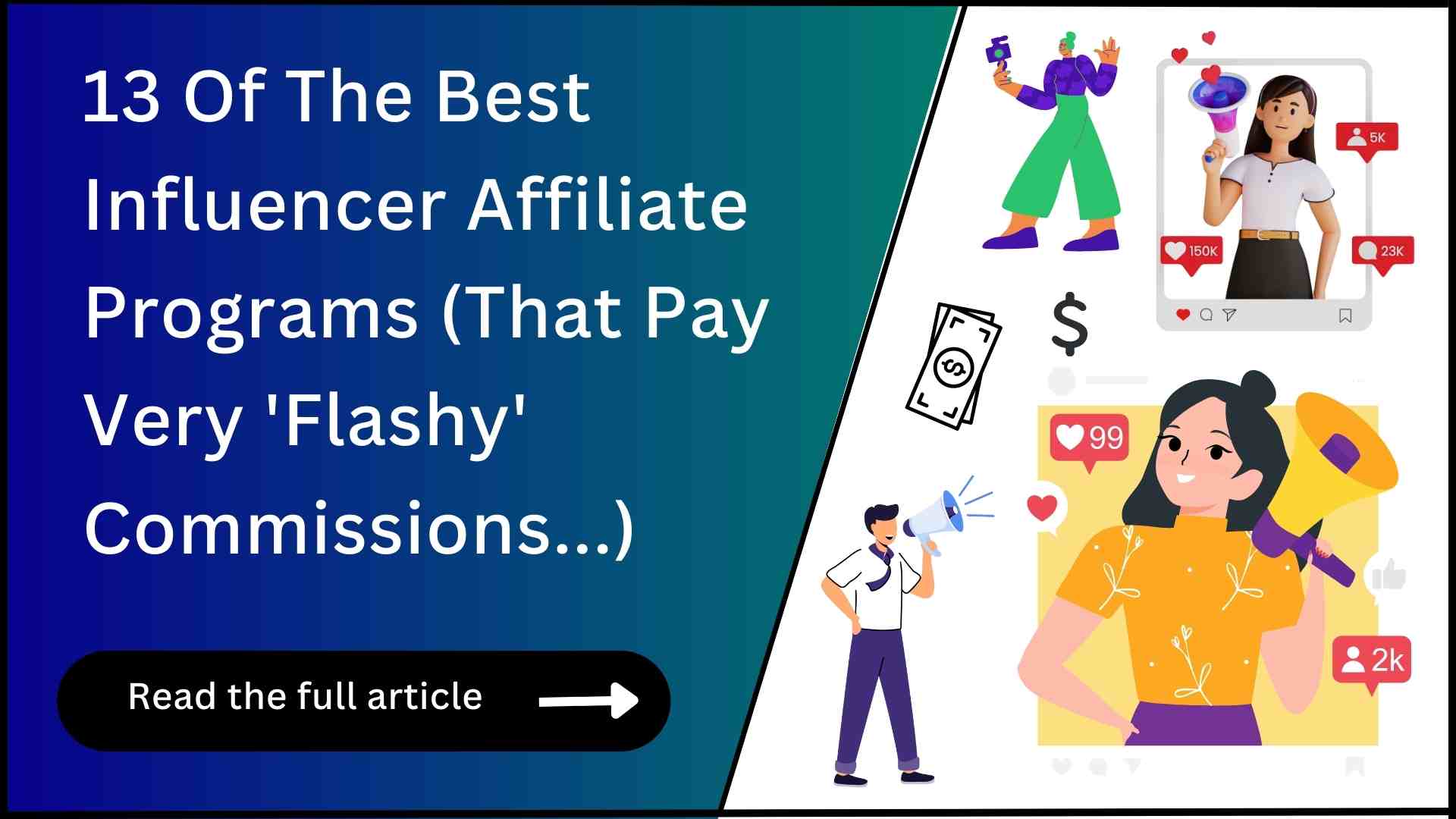 13 Affiliate Programs For Influencers (Big Payouts!)