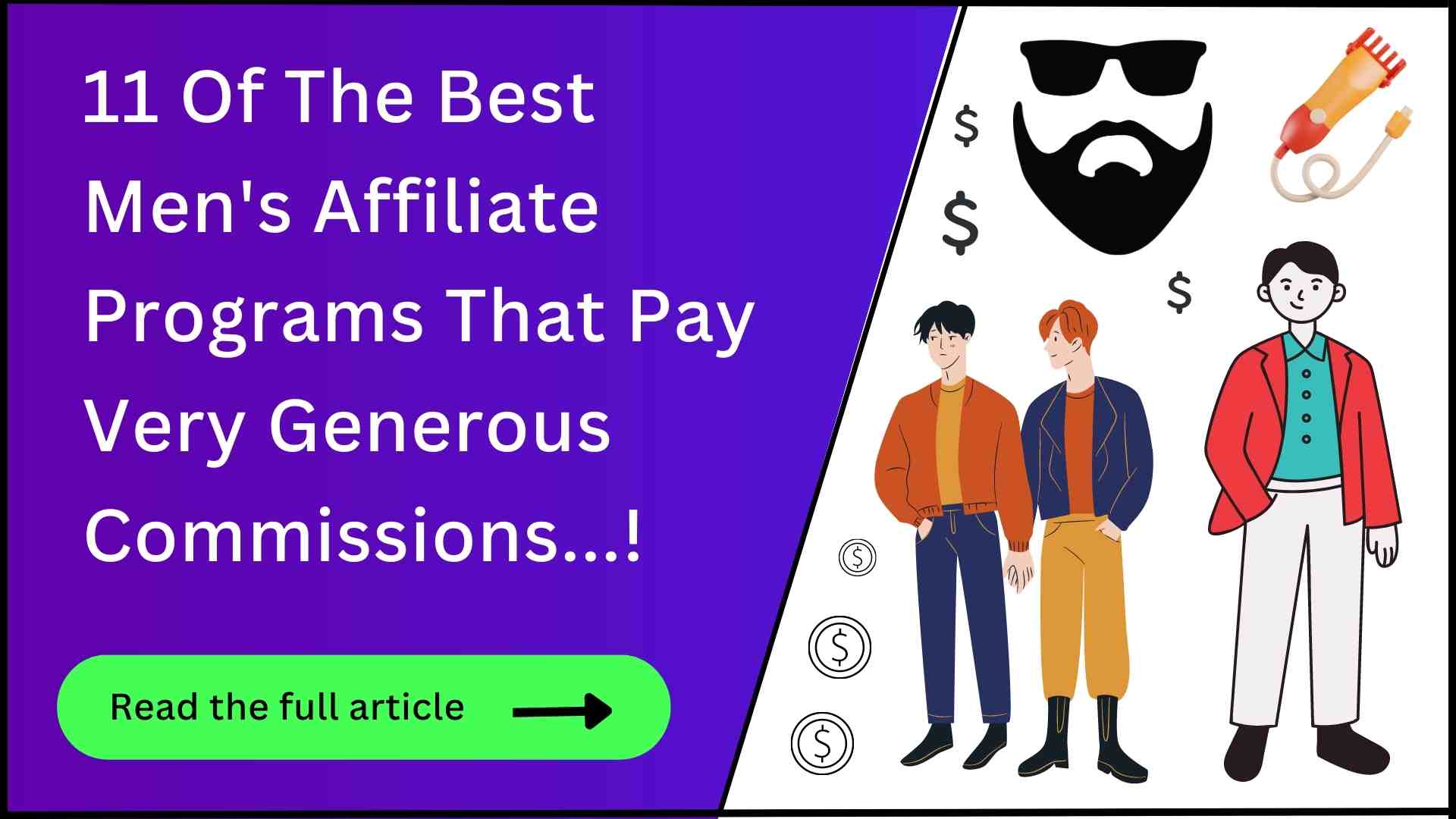 11 Best Men’s Affiliate Programs (With $$$ Payouts!)