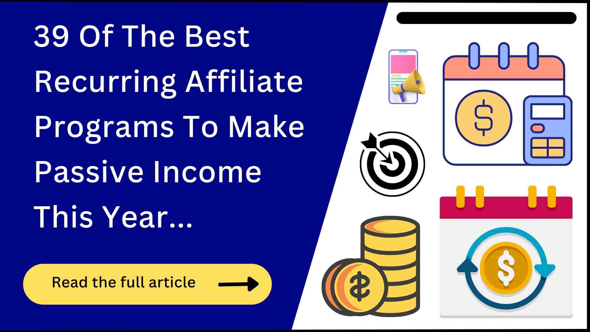 39 Recurring Affiliate Programs: For Lazy Affiliates