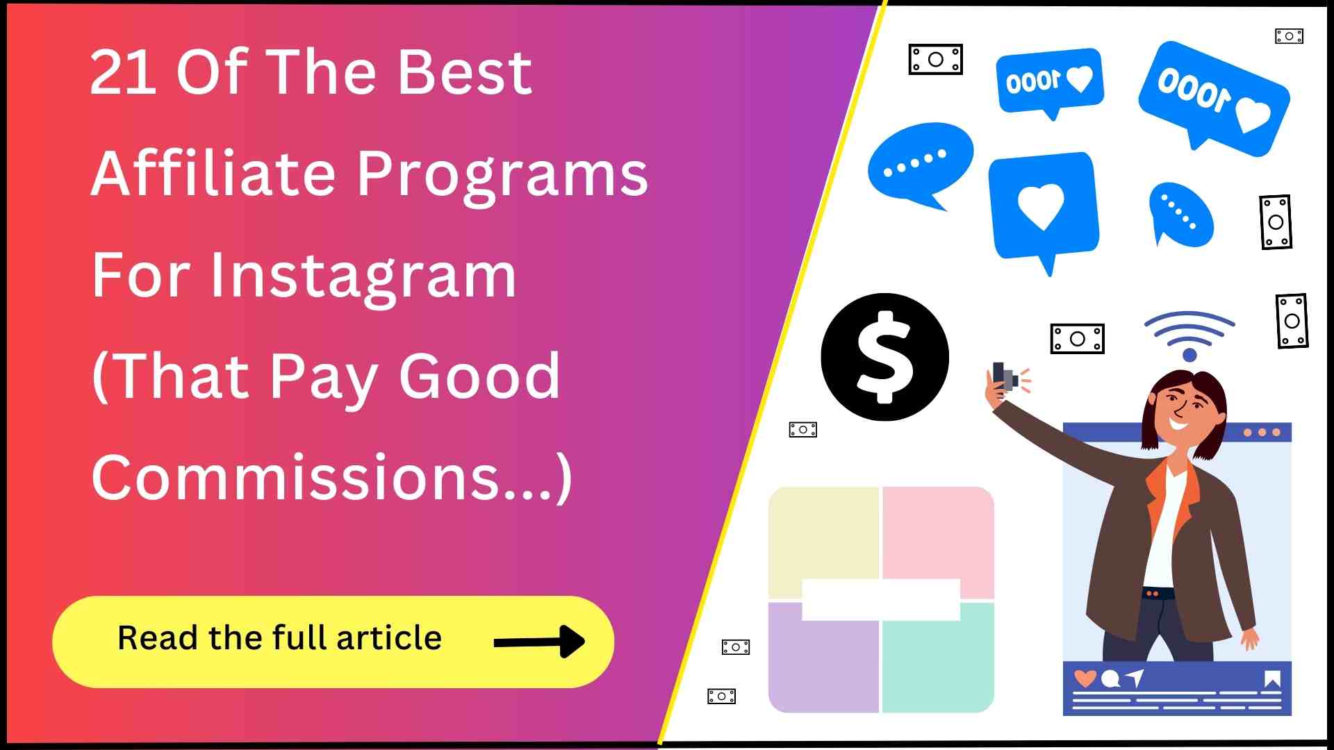 21 Affiliate Programs For Instagram (Make $$$ This Year!)